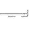 Robuste IP44-Leuchten mit direkter Lichtemission und integriertem Treiber für Oberflächen-Anwendungen, bis zu 137 lm/W