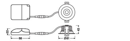 SPOT ADJUST 8W 927 PS DIM IP20 BK – Bild 3 von 6