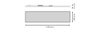 Rechteckige Einlege-Leuchten mit wählbarer Wattageneinstellung (Power Select - PS), für 1200 x 300 mm Deckensysteme