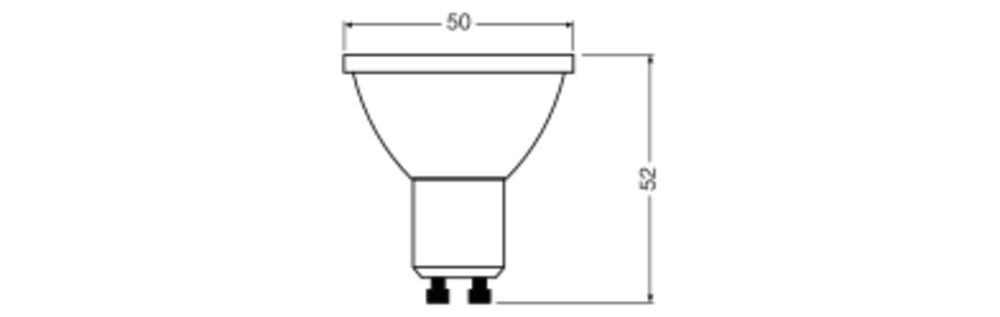 LED PAR16 DIM S 3.4W 930 GU10 – Bild 2 von 3