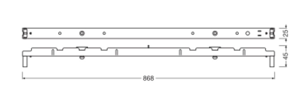 Leuchteneinsatz für LED TUBE T5 AC – Bild 3 von 4