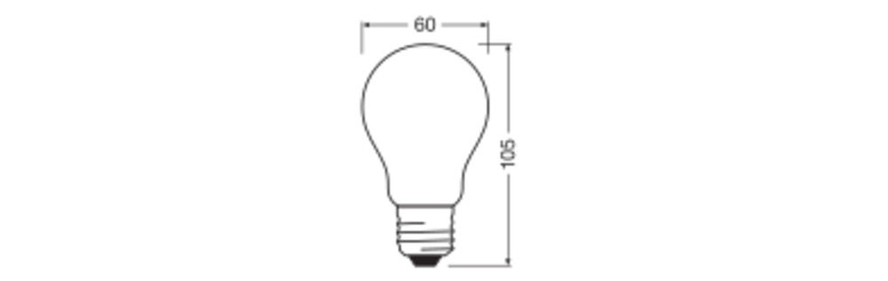 LED CLASSIC A ENERGY EFFICIENCY A S 40 2.5 W/3000 K E27 – Bild 2 von 4