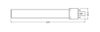 OSRAM DULUX LED S EM & AC MAINS 6W 830 G23