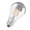 LED-Lampen, klassische Kolbenform, mit Spiegel-Kolbenkrone