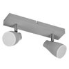 LED SPOT PEAR GREY 2 x 4.3W 2700K GU10