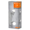 LED SPOT PEAR GREY 2 x 4.3W 2700K GU10