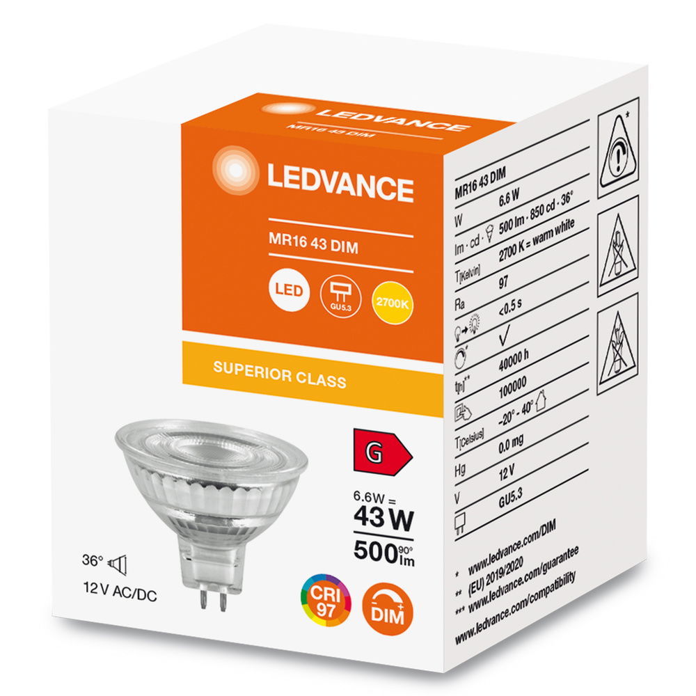LED MR16 DIM S 7.8W 927 GU5.3 – Bild 4 von 4