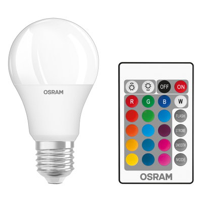 Consumer LED-RGBW-Lampen mit Fernbedienung