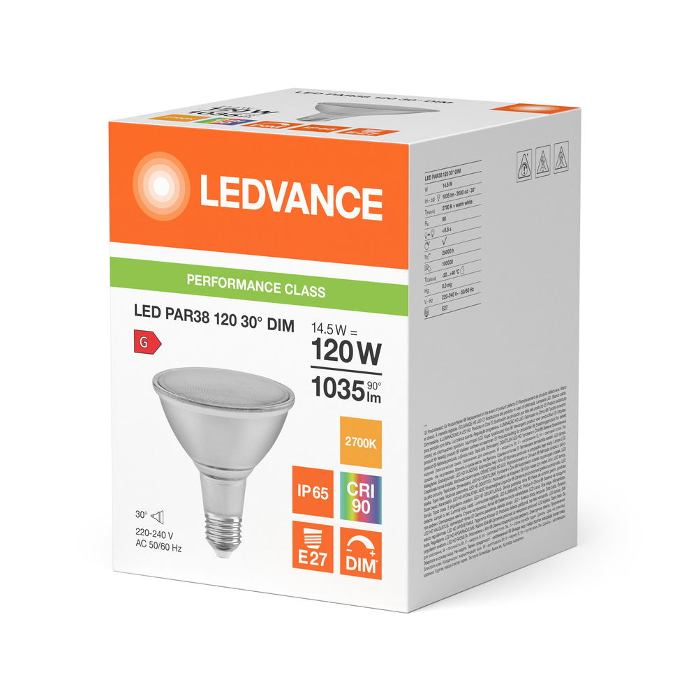 Dimmbare LED-Reflektorlampen PAR38 mit Retrofit-Schraubsockel – Bild 6 von 6