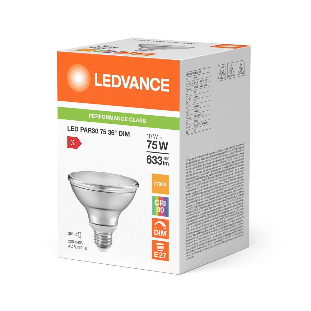 Dimmbare LED-Reflektorlampen PAR30 mit Retrofit-Schraubsockel – Bild 6 von 6