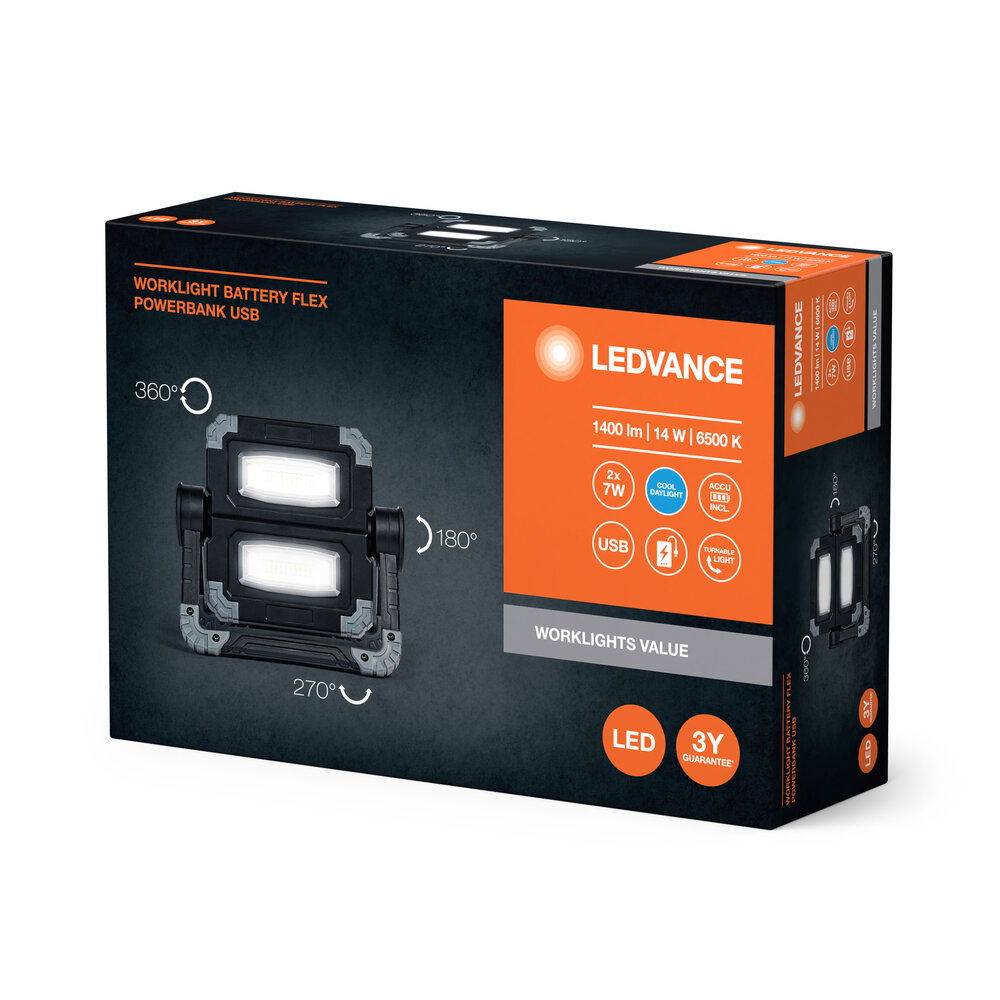 WORKLIGHTS VALUE BATTERY 7W 865 – Bild 2 von 4