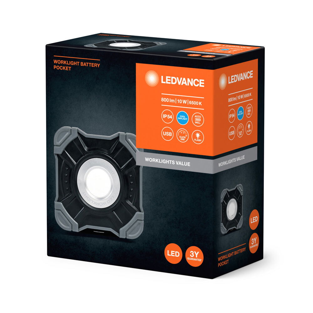 WORKLIGHTS VALUE BATTERY 10W 865 – Bild 2 von 4