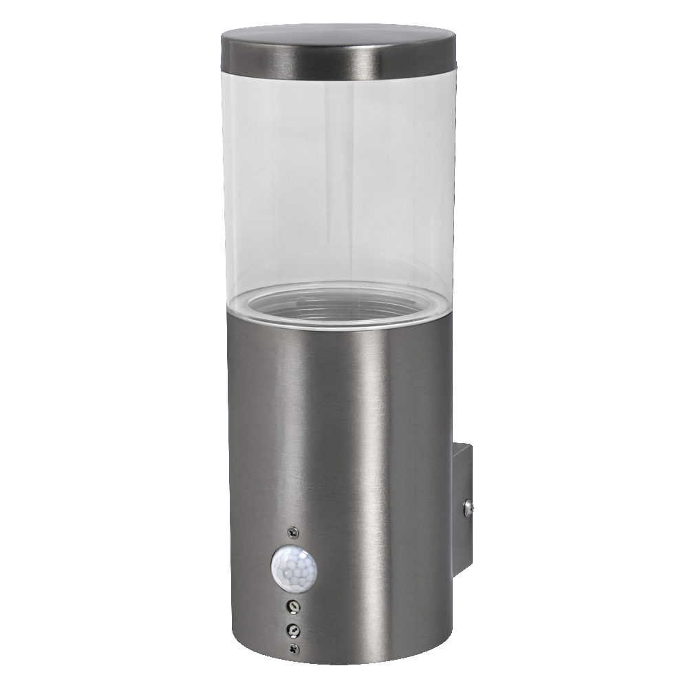 Endura Classic Ebro Wall Sensor E27 Stainless Steel