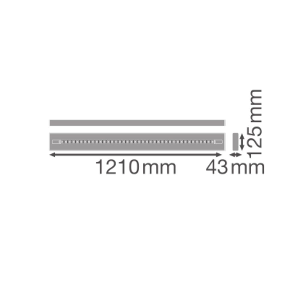 LINEAR INDIVILED DIRECT/INDIRECT 1500 DALI SENSOR 1500 P 69W 940 DAVR SN BK – Bild 2 von 4