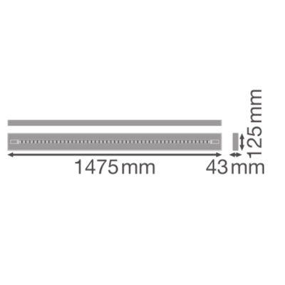 LINEAR INDIVILED DIRECT 1500 PS 1500 P 52W 940 PS BK