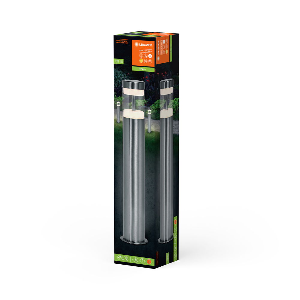 Endura Hybrid Bollard Hagen 48cm 4W Stainless Steel – Bild 6 von 6