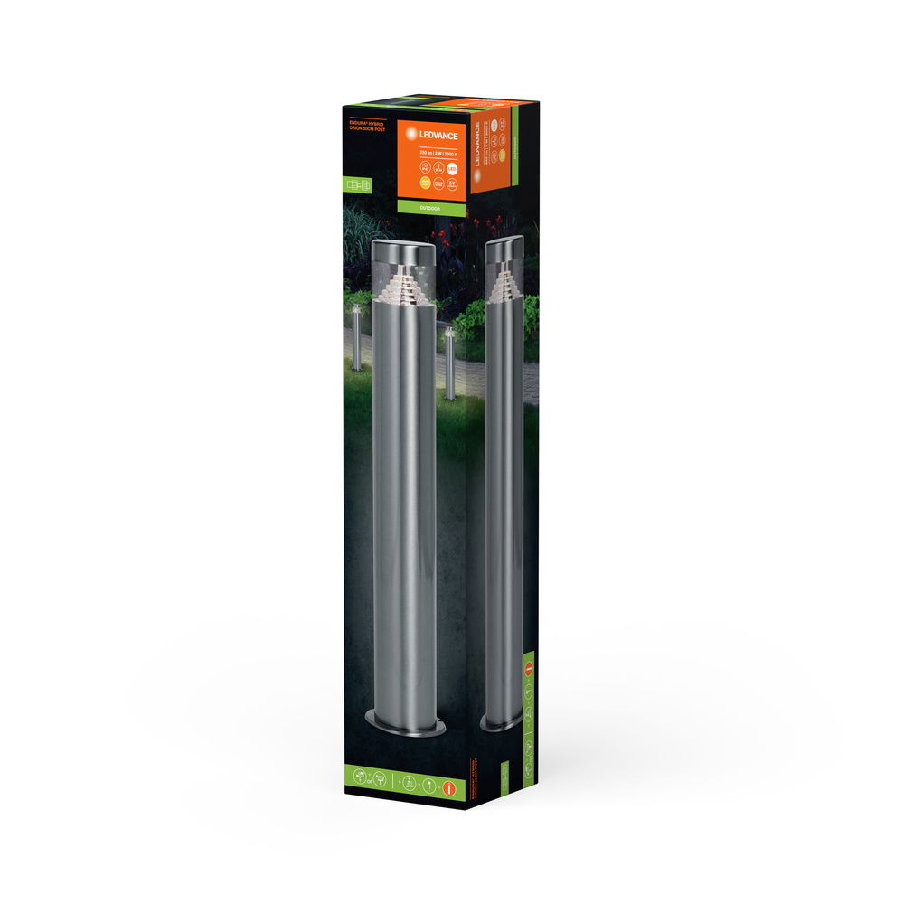 Endura Hybrid Bollard Orion 50cm 2W Stainless Steel – Bild 6 von 6