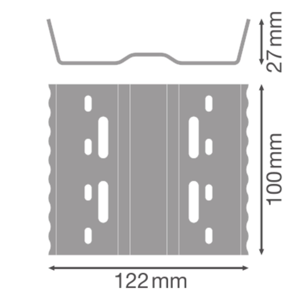 Mechanischer Verbinder für Lichtbandinstallationen zwischen Leuchten oder zwischen Leuchte und Modul – Bild 3 von 5