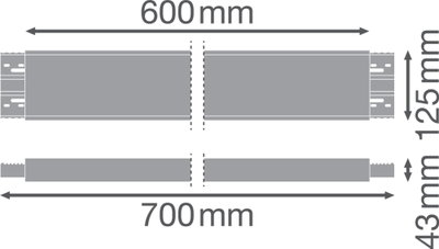 LINEAR INDIVILED INFILL INFILL 600 BK