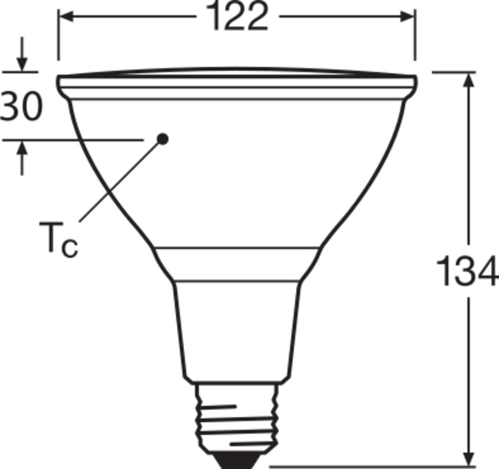 Dimmbare LED-Reflektorlampen PAR38 mit Retrofit-Schraubsockel – Bild 2 von 6