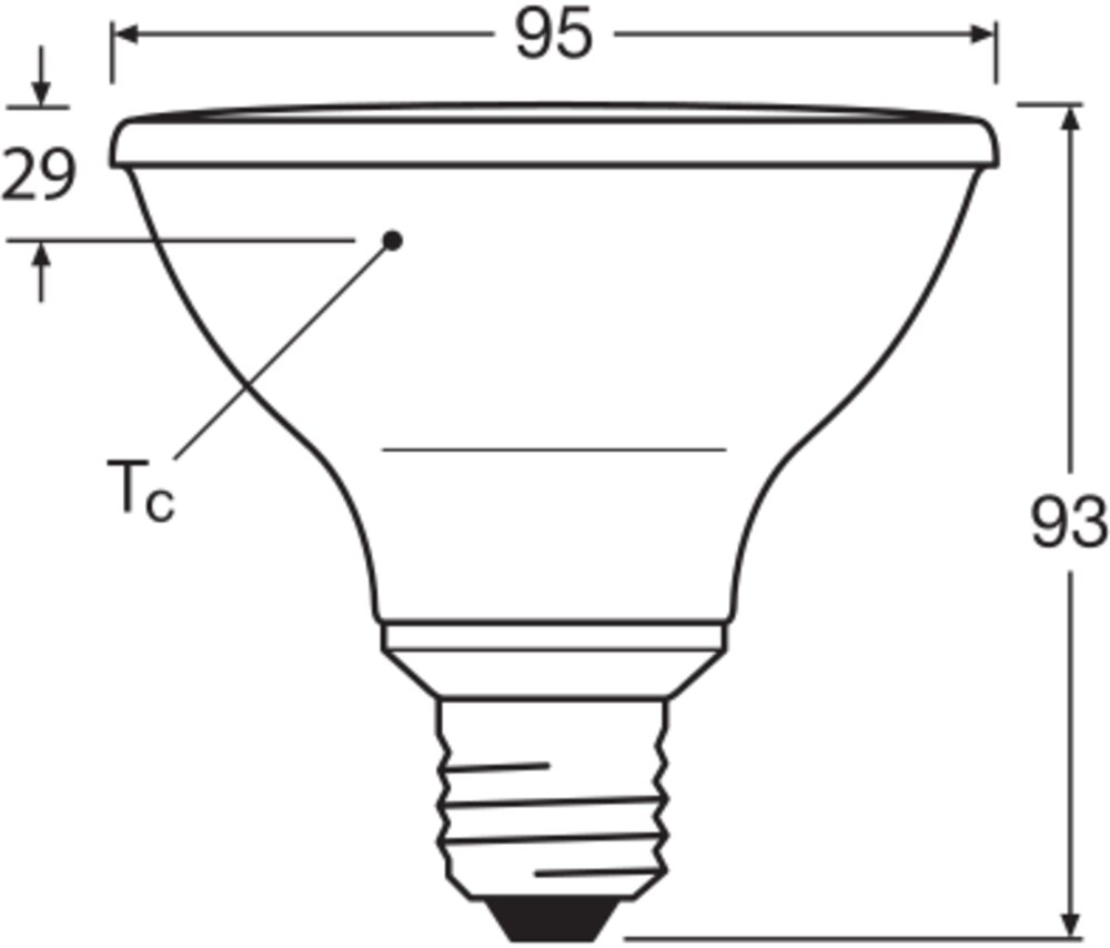 Dimmbare LED-Reflektorlampen PAR30 mit Retrofit-Schraubsockel – Bild 2 von 6