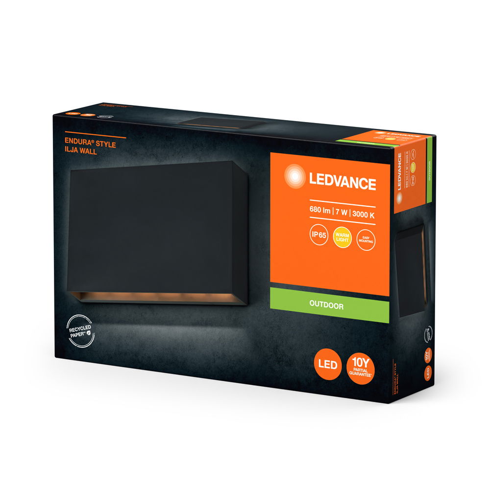 Endura Style IP65 Wall Ilja Dark Gray – Bild 4 von 4