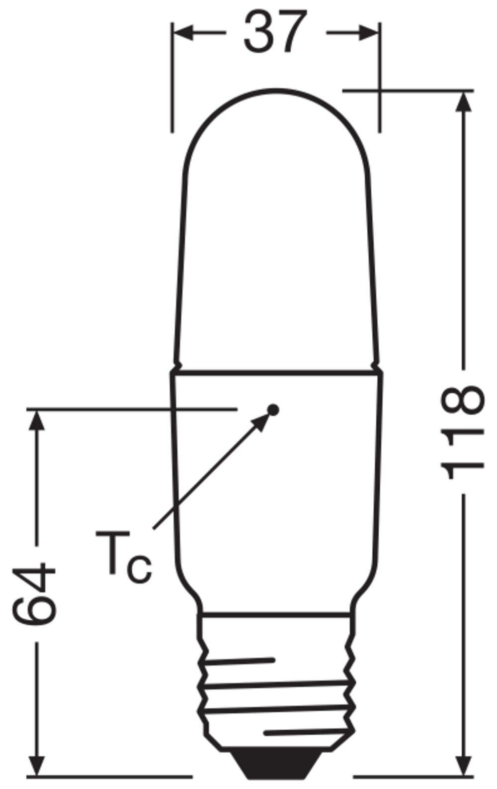 LED-Lampen, klassische Stabform – Bild 2 von 6