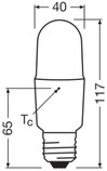 LED-Lampen, klassische Stabform