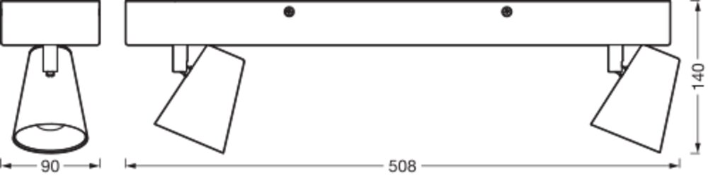 DECOR SPOT NEPTUNE BLACK 2 Spot – Bild 3 von 4