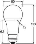 LED-Lampen, klassische A Kolbenform aus recyceltem Plastik