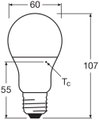 LED-Lampen, klassische A Kolbenform aus recyceltem Plastik