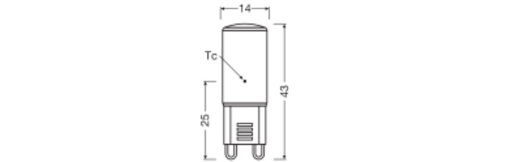 LED PIN G9 P 1.9W 827 Clear G9 – Bild 2 von 2