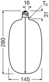 Dimmbare LED-Lampen,  Dekorative Lampen mit LED -Glüwendel-Magnet-Technologie