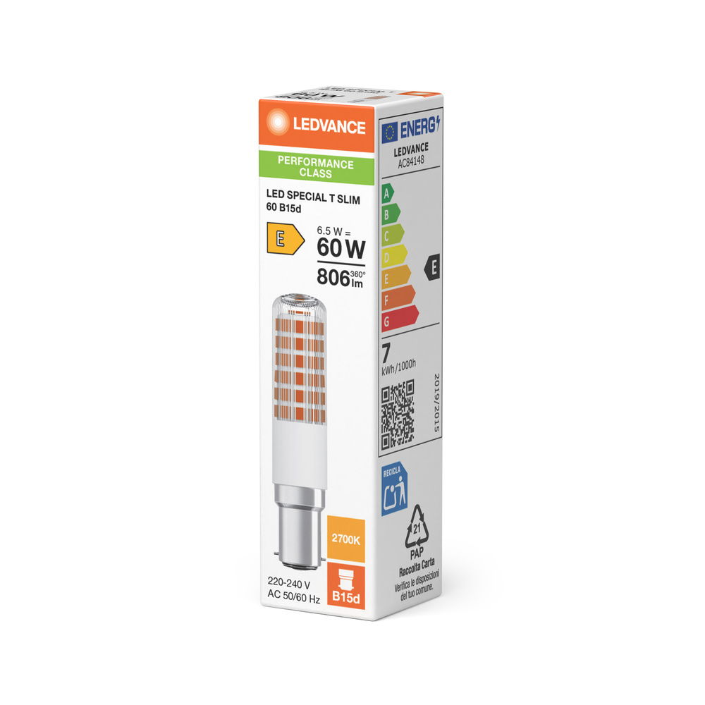 Schlanke LED-Lampen mit B15d-Sockel – Bild 5 von 5