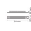 Linearer Konstantstrom LED-Treiber mit Dip-Schalter-Stromeinstellung