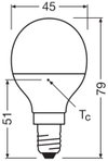 LED Lampen, klassische P Kolbenform aus recyceltem Plastik