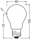 Dimmbare LED-Lampen, klassische Kolbenform, ENERGIEEFIZENTKLASSE A