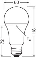 LED-Lampen, klassische A Kolbenform aus recyceltem Plastik