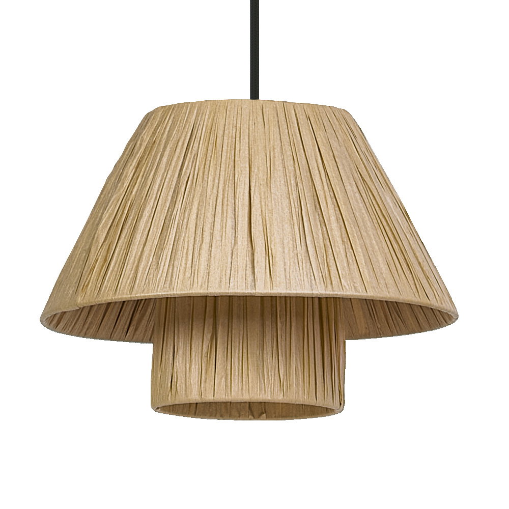 Dekorative Leuchten aus nachhaltigem Bambuspapier mit E27 Fassung oder integriertem LED