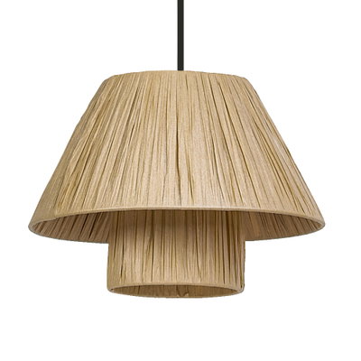 Dekorative Leuchten aus nachhaltigem Bambuspapier mit E27 Fassung oder integriertem LED