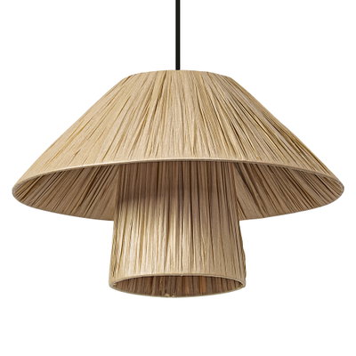 Dekorative Leuchten aus nachhaltigem Bambuspapier mit E27 Fassung oder integriertem LED