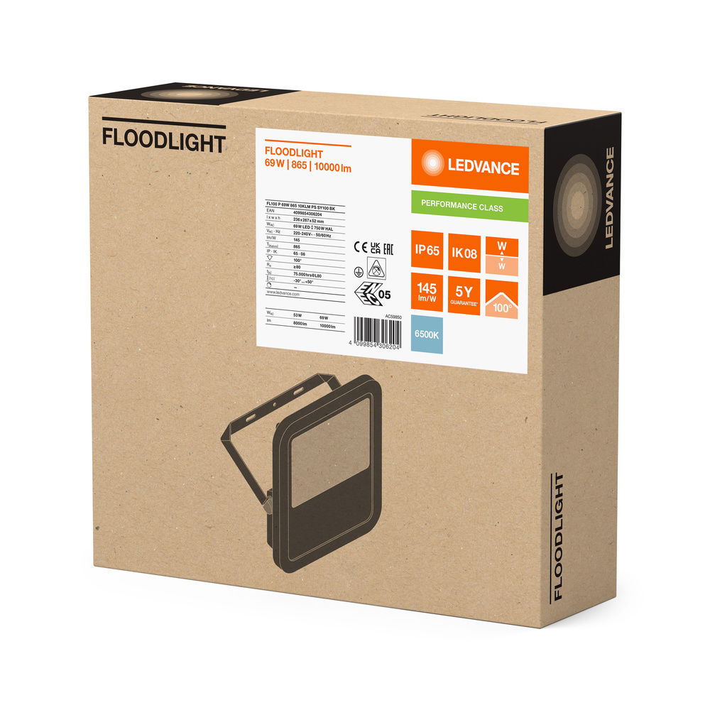FLOODLIGHT 100 69W 10KLM 865 PS SY100 BK – Bild 4 von 4