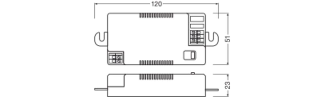 SURFACE FLAT DRIVER 27/220-240V/650 SF FL