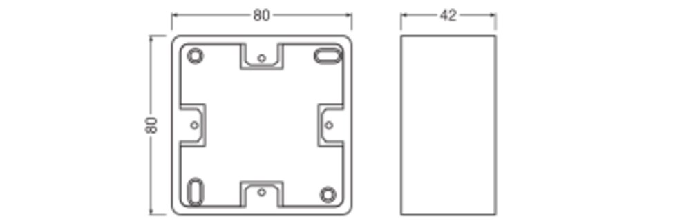 SURFACE MOUNT FRAME MOUNT FRAME – Bild 2 von 2