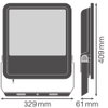 Scheinwerfer mit linsenbasierter Lichtverteilung bis zu 150 lm/W