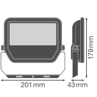 FLOODLIGHT 50 41W 6KLM 865 PS SY100 WT