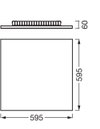 PLANON™ Frameless 600x600mm 40W 830 White