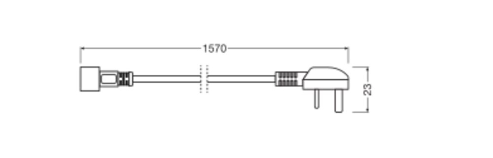POWER PLUGS FOR LED STRIP HIGH VOLTAGE 230V - UK PLUG UK – Bild 2 von 3