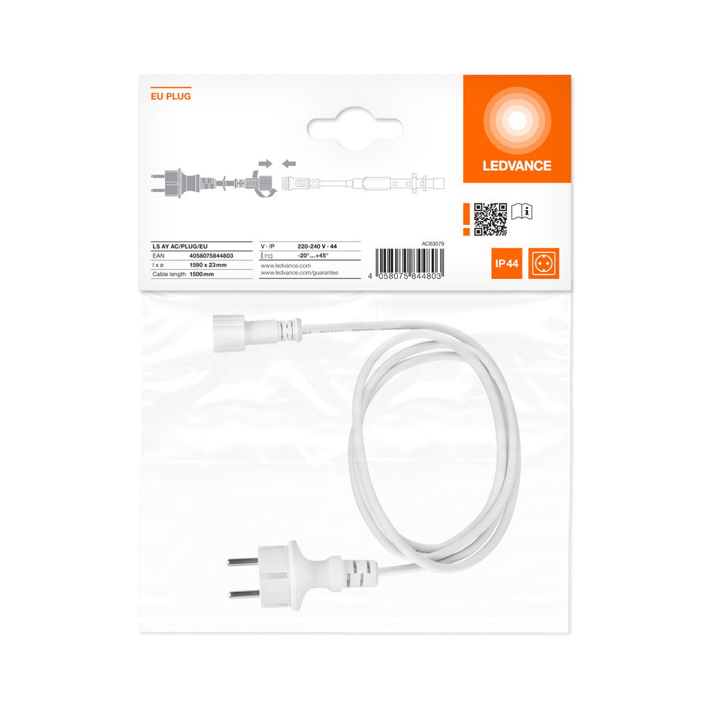 POWER PLUGS FOR LED STRIP HIGH VOLTAGE 230V - EU PLUG EU – Bild 3 von 3