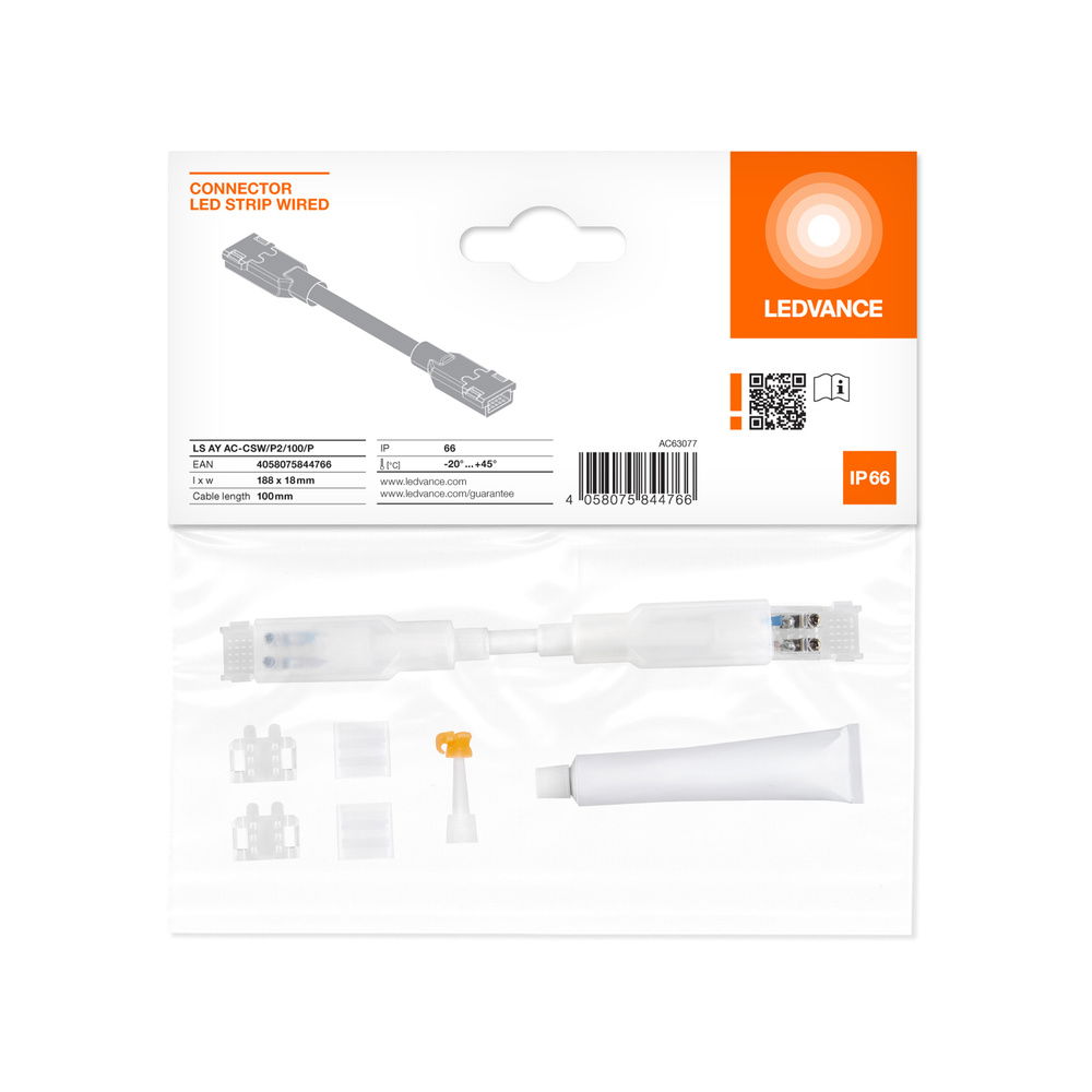 CONNECTOR FOR LED STRIP TO LED STRIP P2 100 P – Bild 3 von 3
